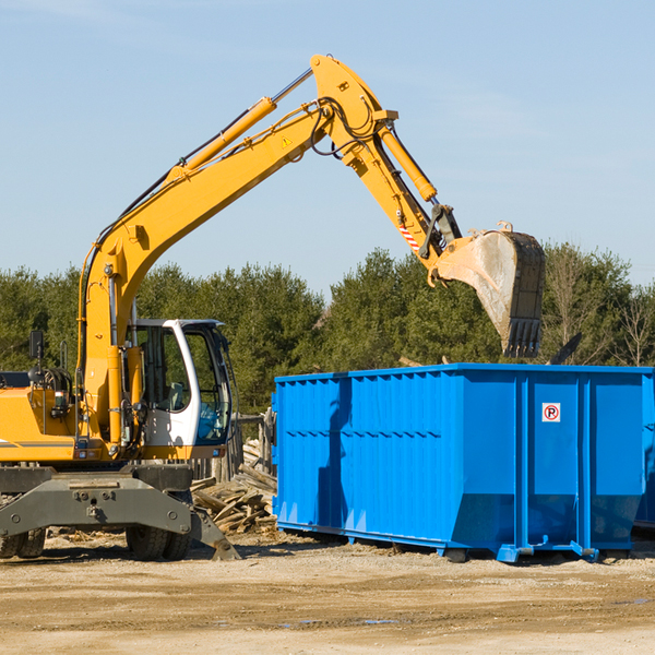 what happens if the residential dumpster is damaged or stolen during rental in Glen Raven NC